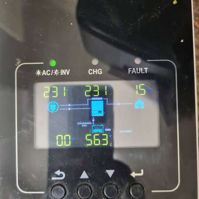 Growatt SPF 5000 ES Off-Grid Hybrid Solar Inverter - 48V 5KVA/ 5KW  - Battery - Wifi Dongle