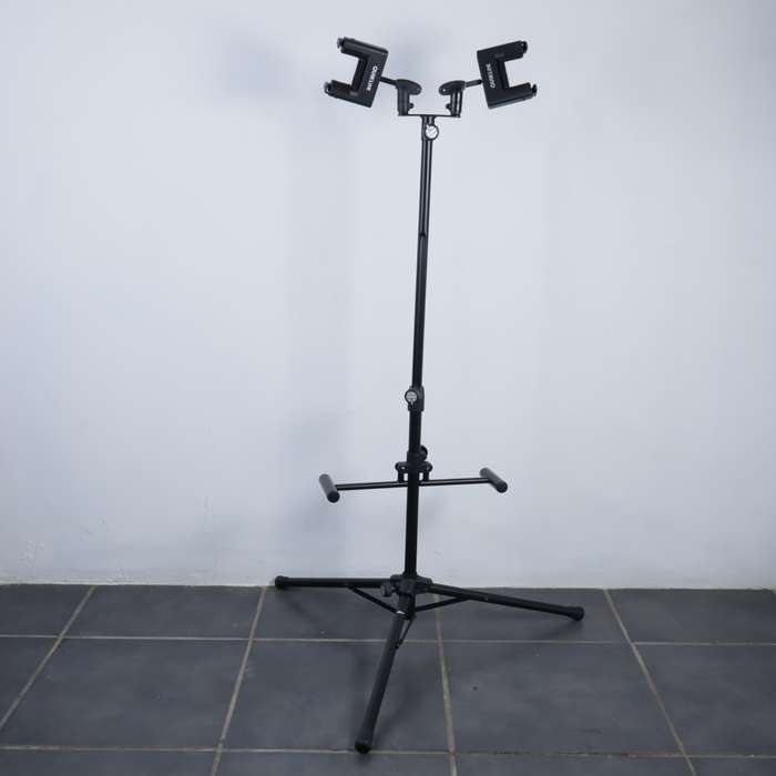 QuikLok Universal Self-Locking Double Guitar Stand