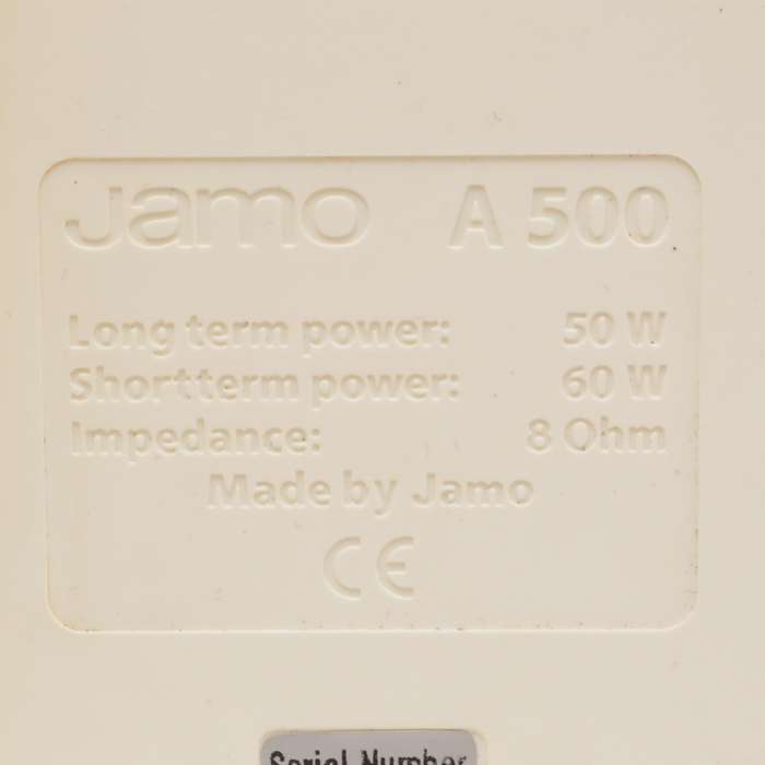 Jamo A500 Wall Mounted 2-Way Bassreflex Speakers - Four Pcs