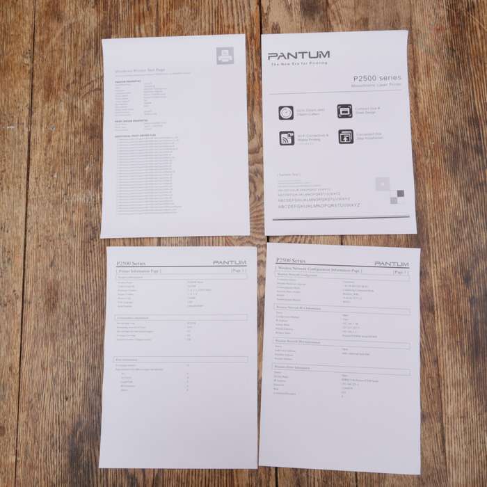 Pantum P2512W Mono Laser Printer Wi-Fi Capability - Open Box
