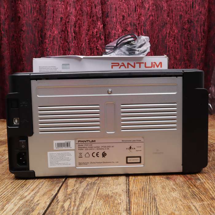 Pantum P2512W Mono Laser Printer Wi-Fi Capability - Open Box