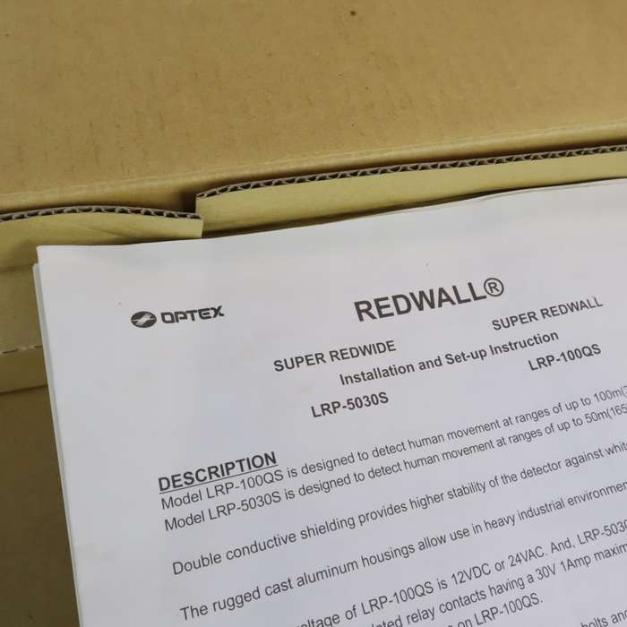 OPTEX Security Intrusion detector REDWALL - LRP-100QS