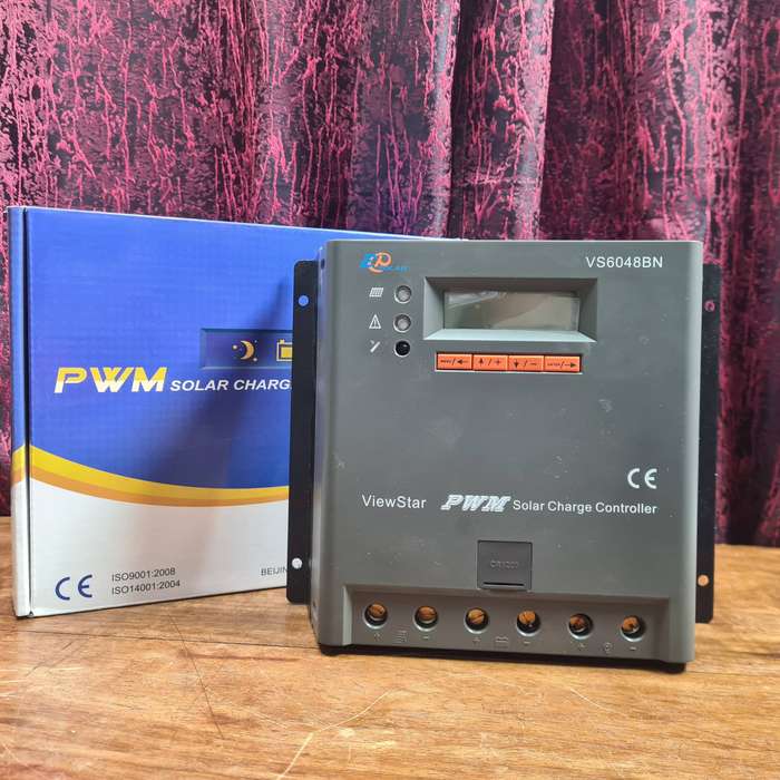View Start PWM Solar Charge Controller VS6048BN - 12/24/48V 60A