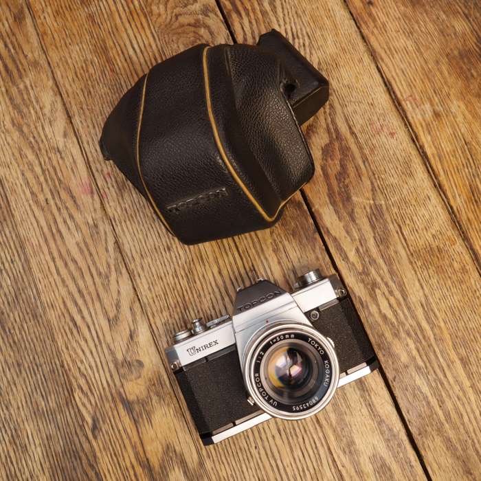 VINTAGE - Topcon Unirex with 50mm UV Topcore Kogaku 1:2 Lens