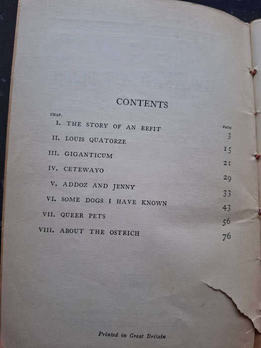 F. Clinton Parry - Our african pets