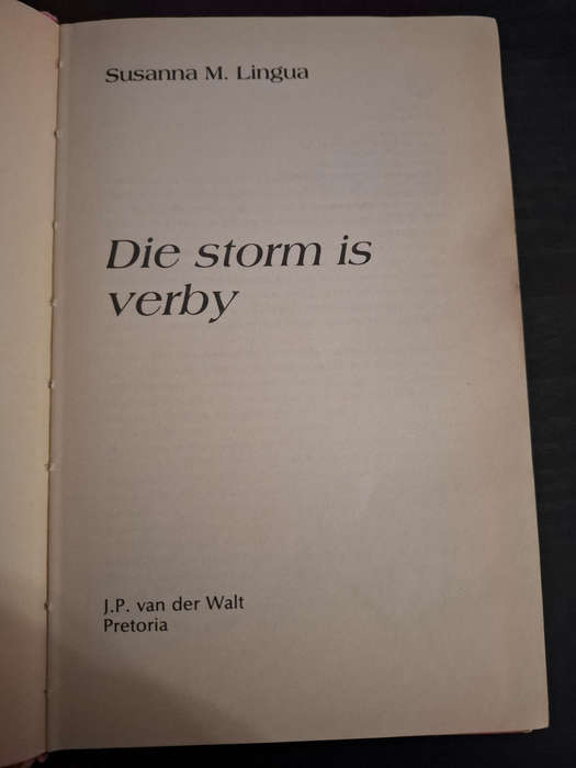 J.P van der Walt - Die storm is verby