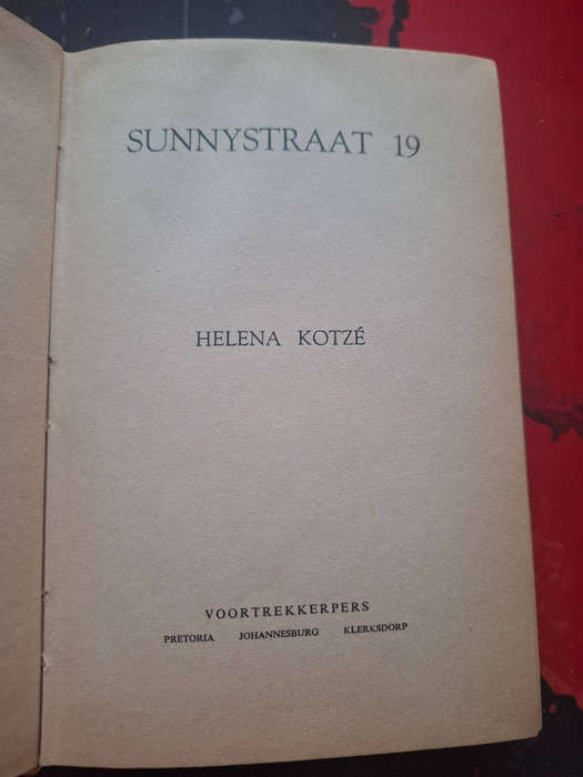 Helena Kotzé - Sunnystraat 19