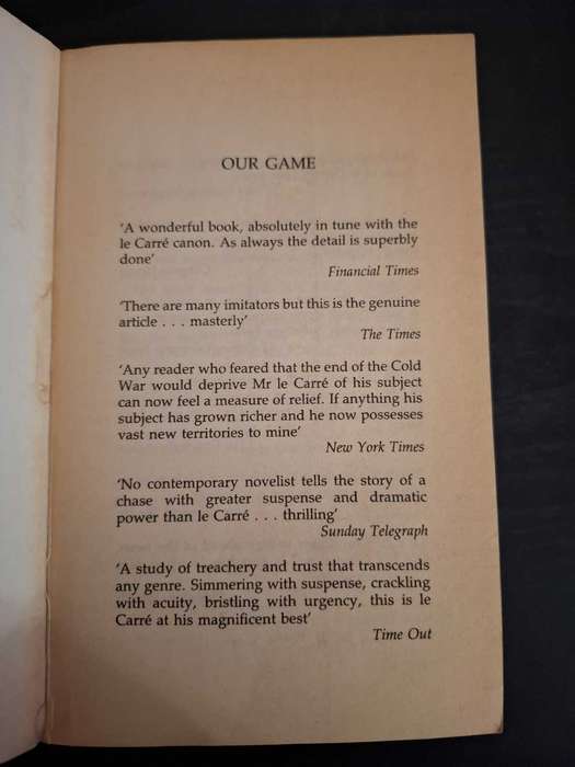 Our game by Le Carré