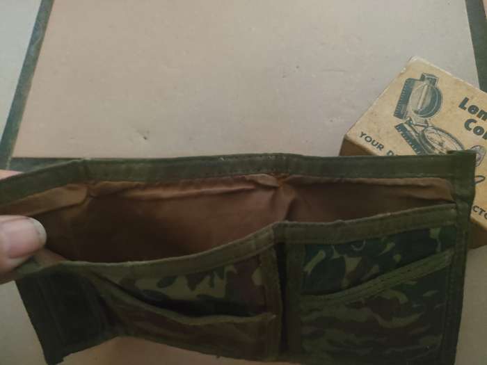 Border War Wallet (Rare Find) & Compass