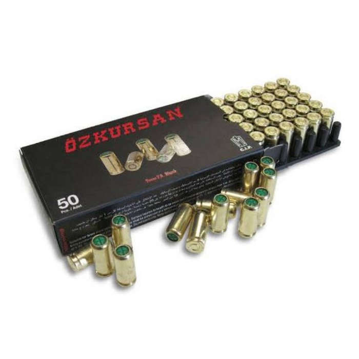 Özkursan 9mm P.A.K Blank Cartridges-50 Rounds