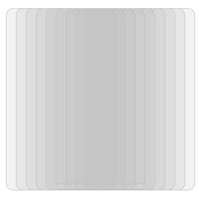 For Samsung Galaxy Tab A 10.1 (2016) / T580 50 PCS Matte Paperfeel Screen ProtectorFor Samsung Galax