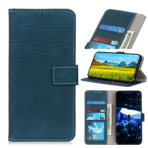 OPPO Realme 8 / Realme 8 Pro Crocodile Texture Horizontal Leather Case with Holder & Card Slots