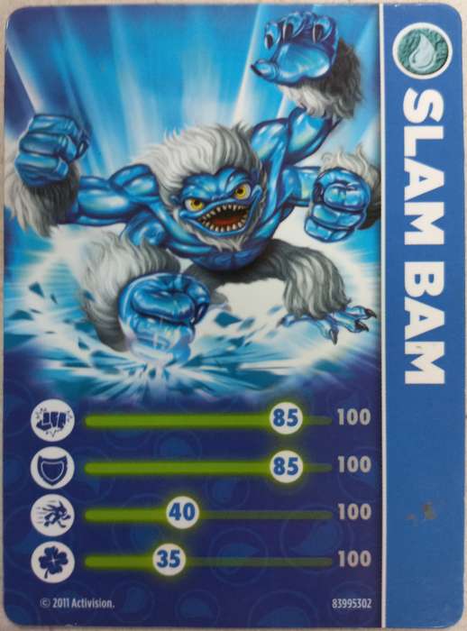 Slam Bam Figurine - Skylanders Spyros Adventure
