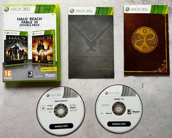 Halo Reach / Fable III (3) (XBOX 360) - Complete