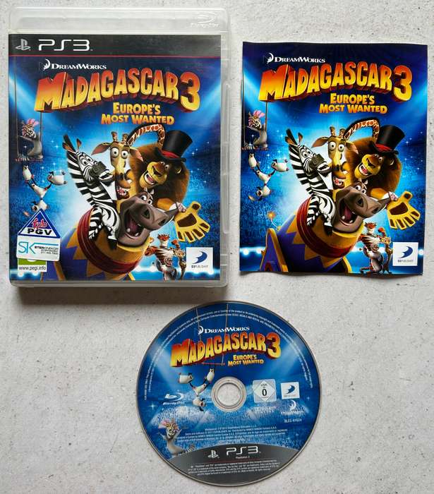 Madagascar 3 Europes Most Wanted (PS3) - Complete