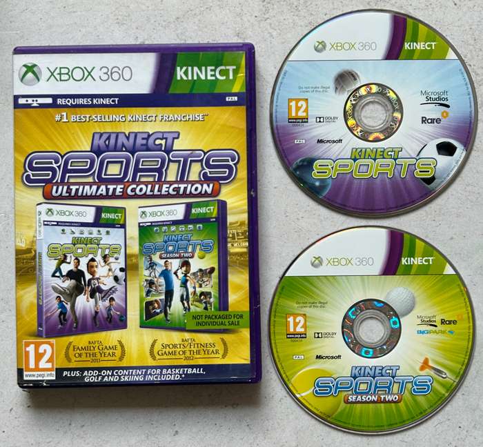 Xbox 360 Console Bundle  Includes Kinect, Games & Original Box