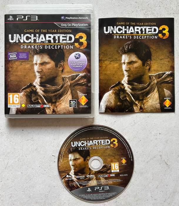 Uncharted 3 : Drakes Deception (Game of the Year Edition) (PS3) - Complete