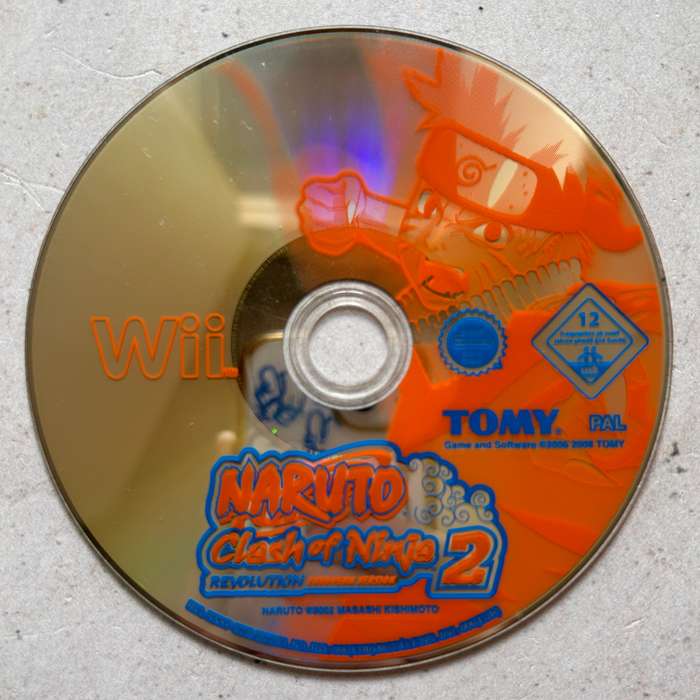 Naruto Clash of Ninja Revolution 2 (Wii) - Disk Only