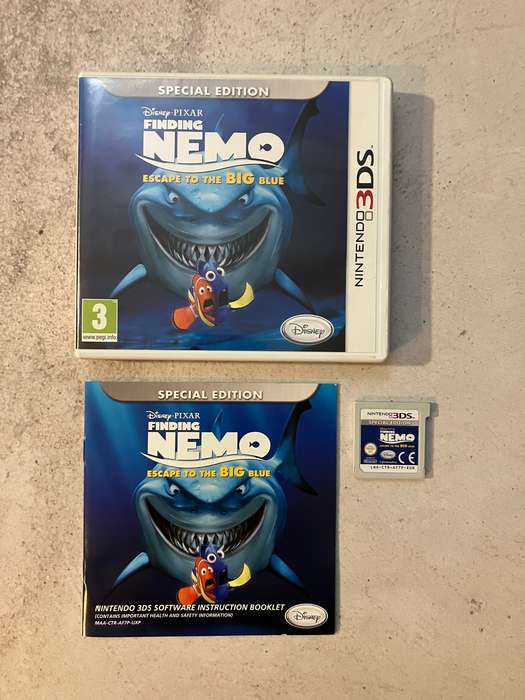 Finding Nemo: Escape To The Big Blue (Nintendo 3DS) - Complete