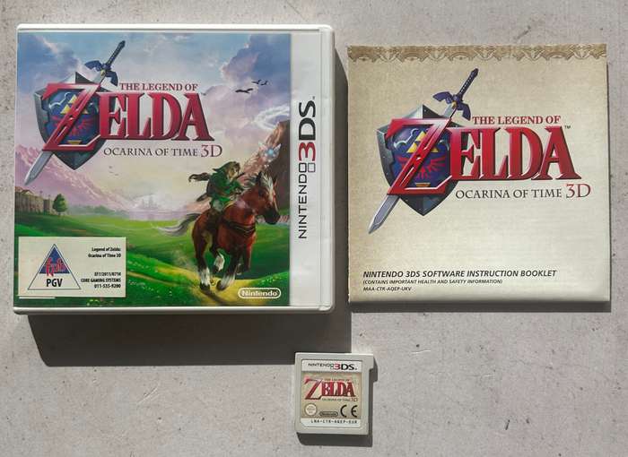 Zelda The Ocarina of Time (Nintendo 3DS) - Complete