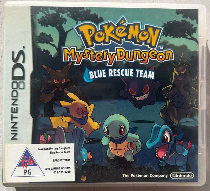 DS Game  Pokémon Mystery Dungeon: Blue Rescue Team  Complete in Box  Nintendo DS