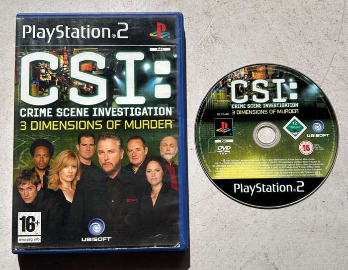 CSI: Crime Scene Investigation - 3 Dimensions of Murder (PS2)