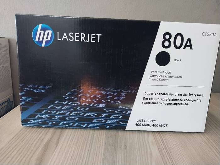 HP 80A Original Toner Cartridge  Black  CF280A  HP Laser Jet Toner