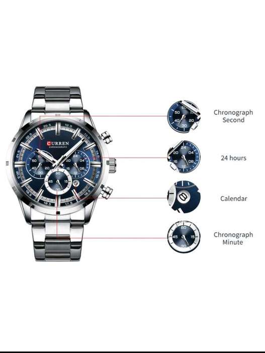 CURREN Men Watch Top Brand Luxury Fashion Men Women Watches Steel Waterproof