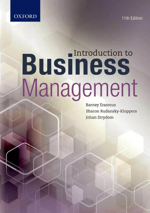 Introduction to Business Management 11e offers an overview of business management 11 Ed - Paperback