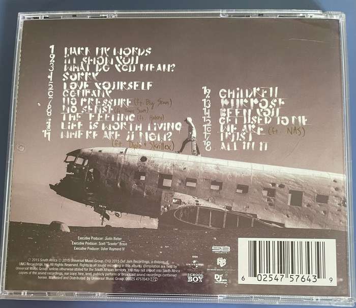 Justin Bieber Purpose CD