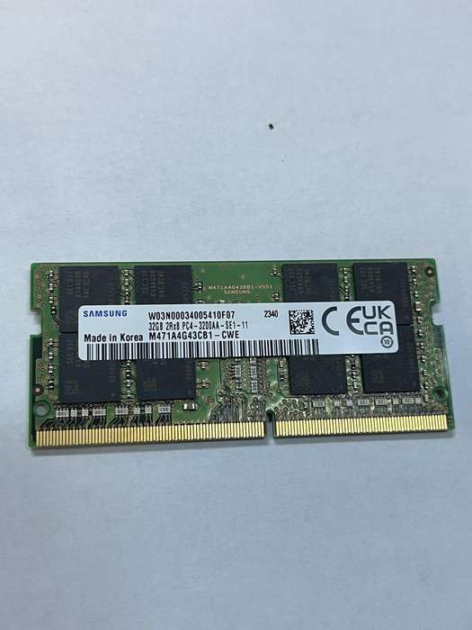 Samsung 32 GB RAM Memory 3200MHz DDR4 Notebook 260Pin PC4  Pre-owned.