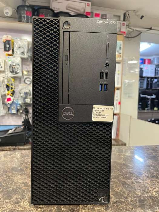 Dell Optiplex 3070 MT Computer - i7 9700 - 16GB DDR4 - 256GB SSD - Win 10Pro