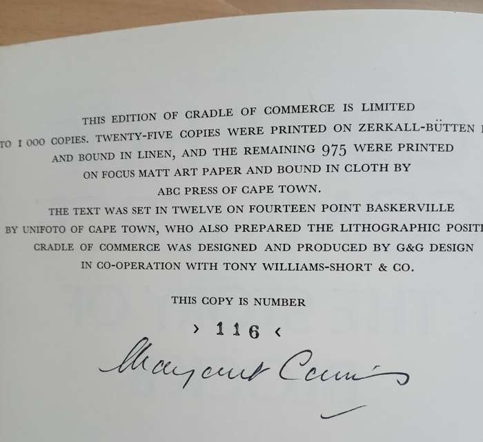 The Cradle of Commerce-The Story of Block B -Margaret Cairns