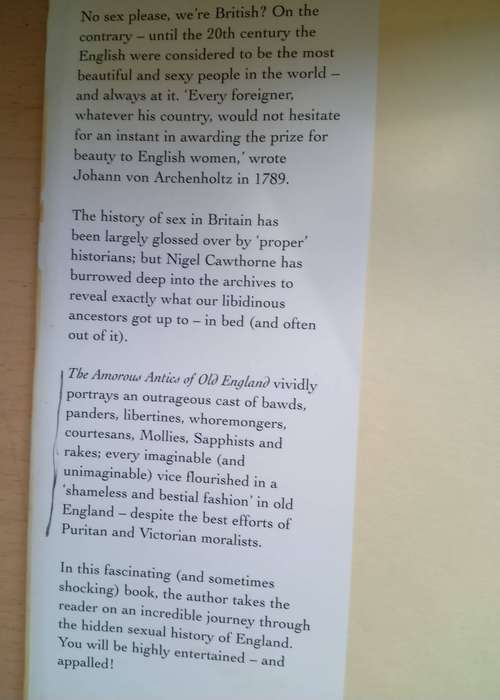 The Amorous Antics of Old England:Nigel Cawthorne-Adults only