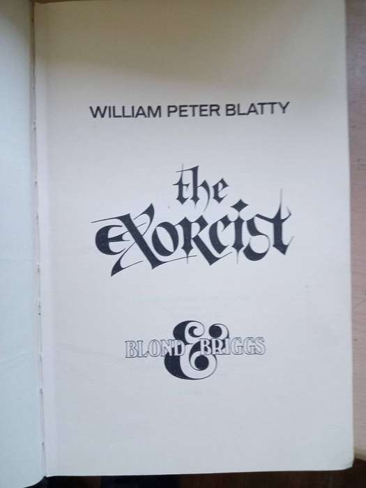 The Exorcist by William Peter Blatty 1st UK Edition 1971