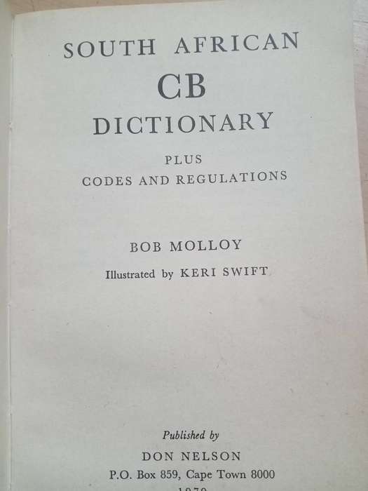 South African CB Dictionary 1979 by Bob Molloy