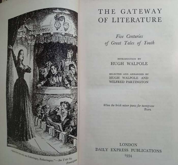 The Gateway of Literature-Five Centuries of Great Tales of Youth-1934