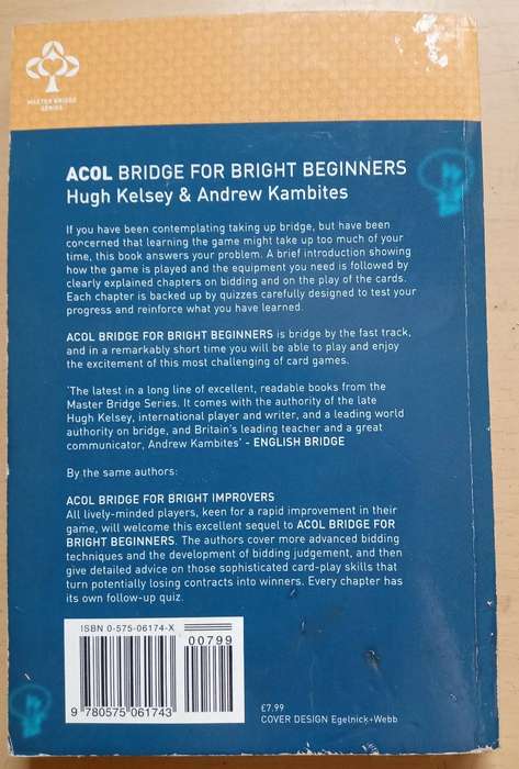ACOL Bridge for Bright Beginners-Hugh Kelsey & Andrew Kambites