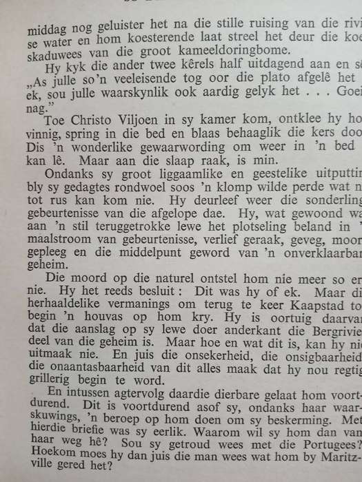 So diep die Begeerte deur C.A. Groenewald -1952