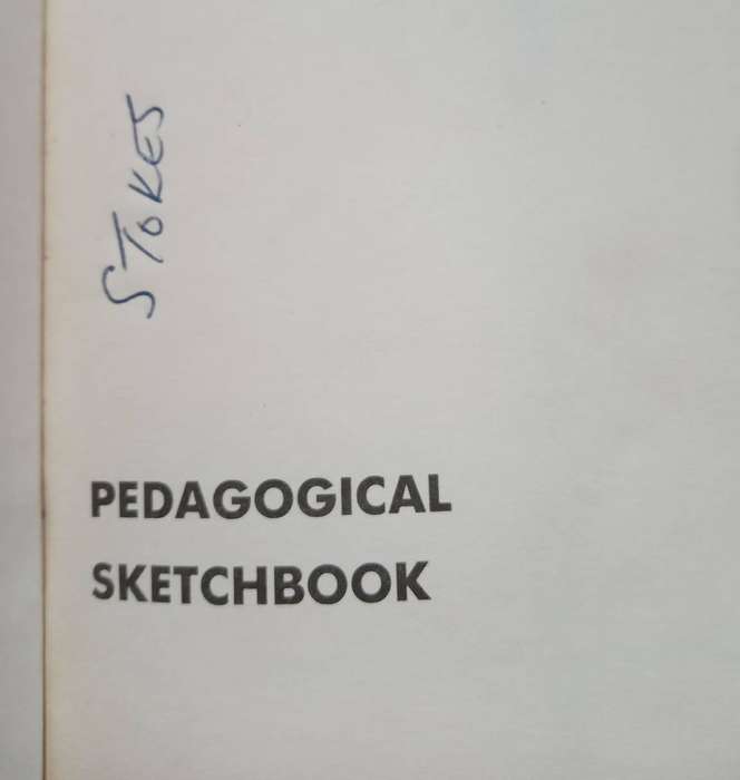 Pedagogical Sketchbook by Paul Klee