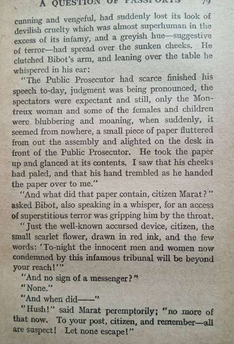 The League of the Scarlet Pimpernel by Baroness Orczy 1931