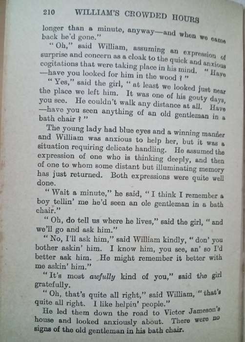 William's Crowded Hours by Richmal Crompton 1940