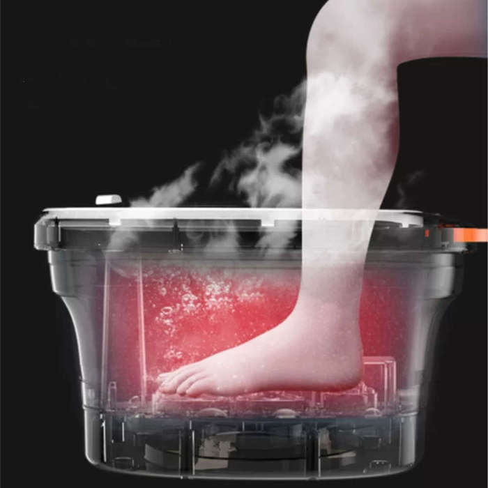 Folding foot tub electric heating massage foot bath with infrared