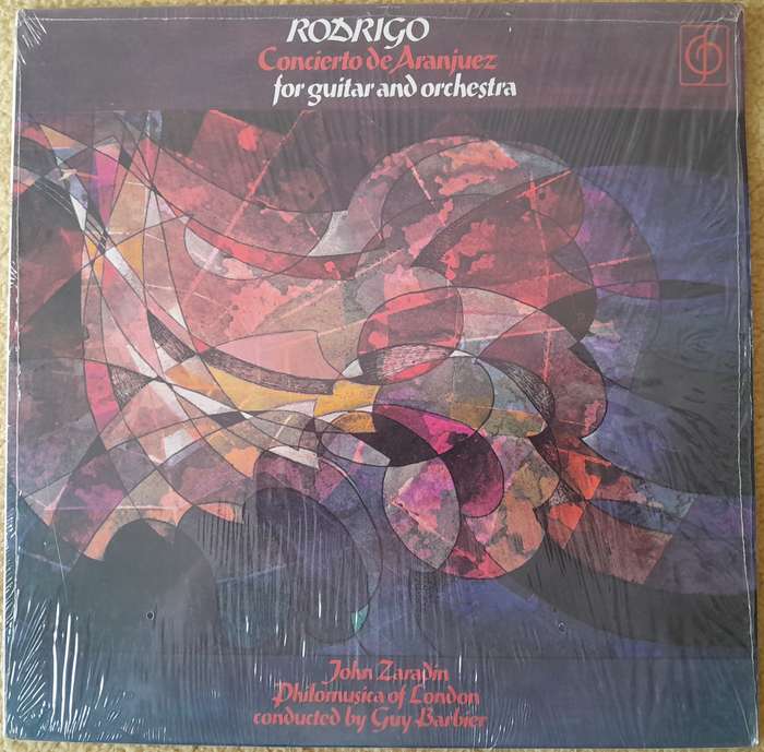 Rodrigo Concierto de Aranjuez for guitar and orchestra - vinyl LP record - A true classic!