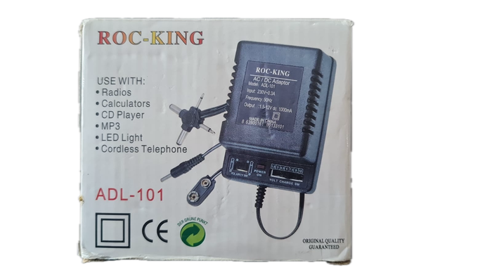 Rock-King 1000mA Universal Ac/dc Adaptor Adl-101