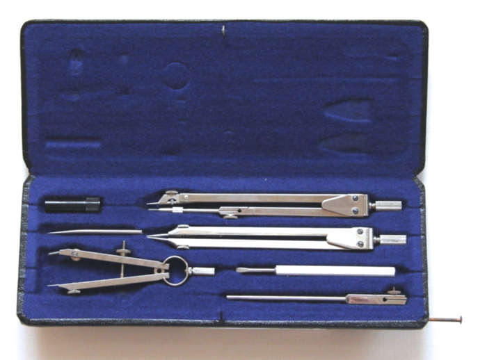 Vintage Faber-Castell 71/16 Compass Set. Made in Germany