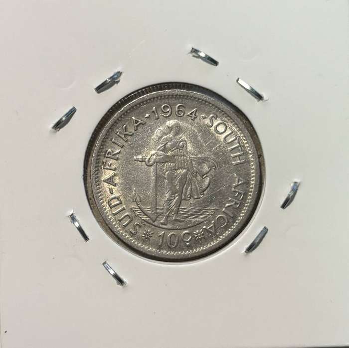 1964 South African Sixpence