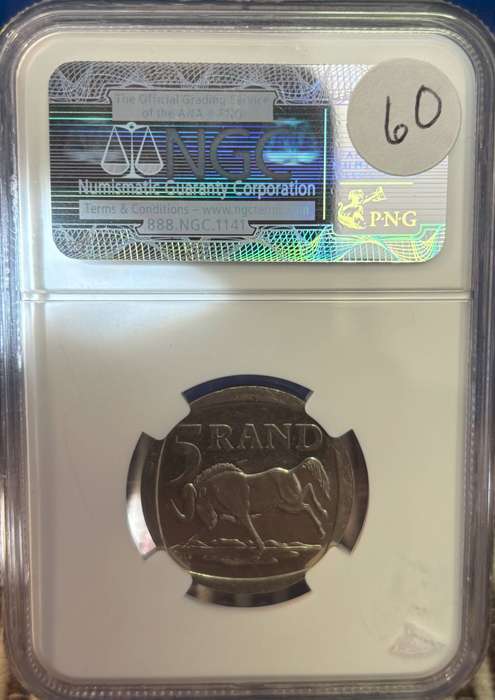 2000 Five Rand (Mandela smiley)