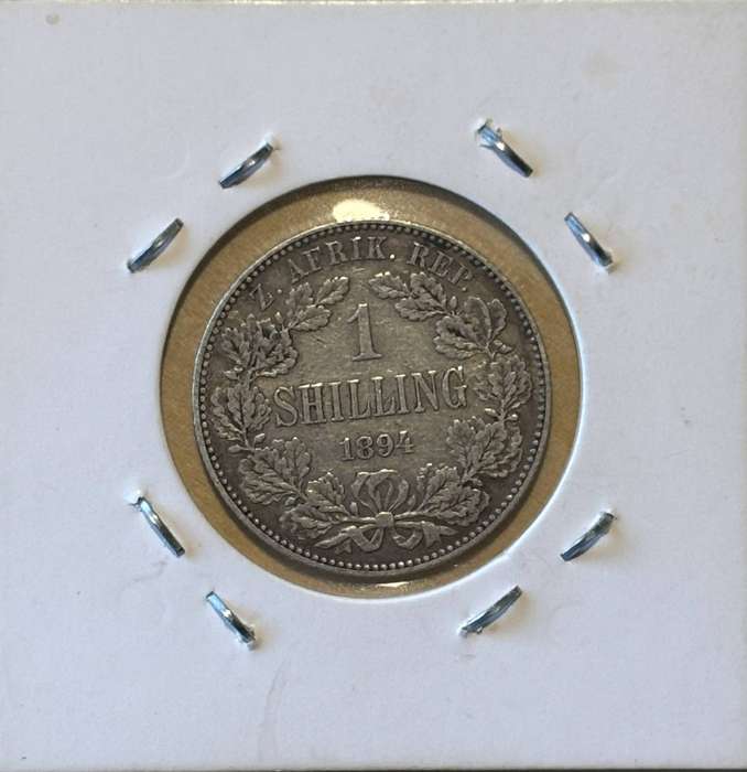 1894 ZAR one shilling