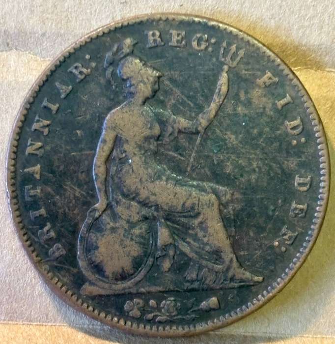 1857 Great Britain one penny